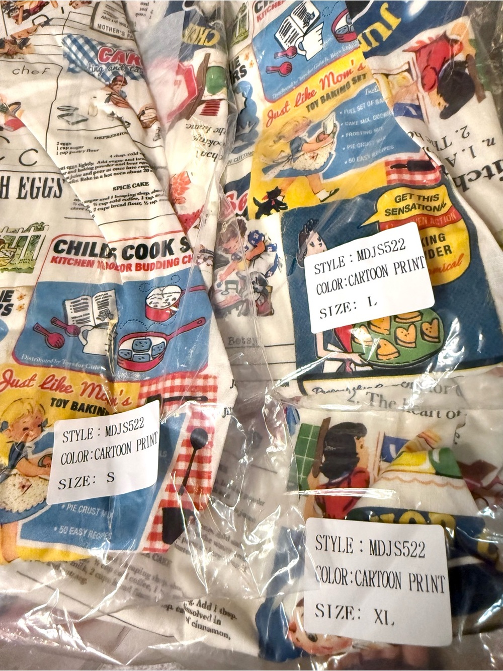 Tulip B Vintage Style Circle Skirt Retro Kitchen Ads Print A-Line Pockets NWT - Picture 2 of 6